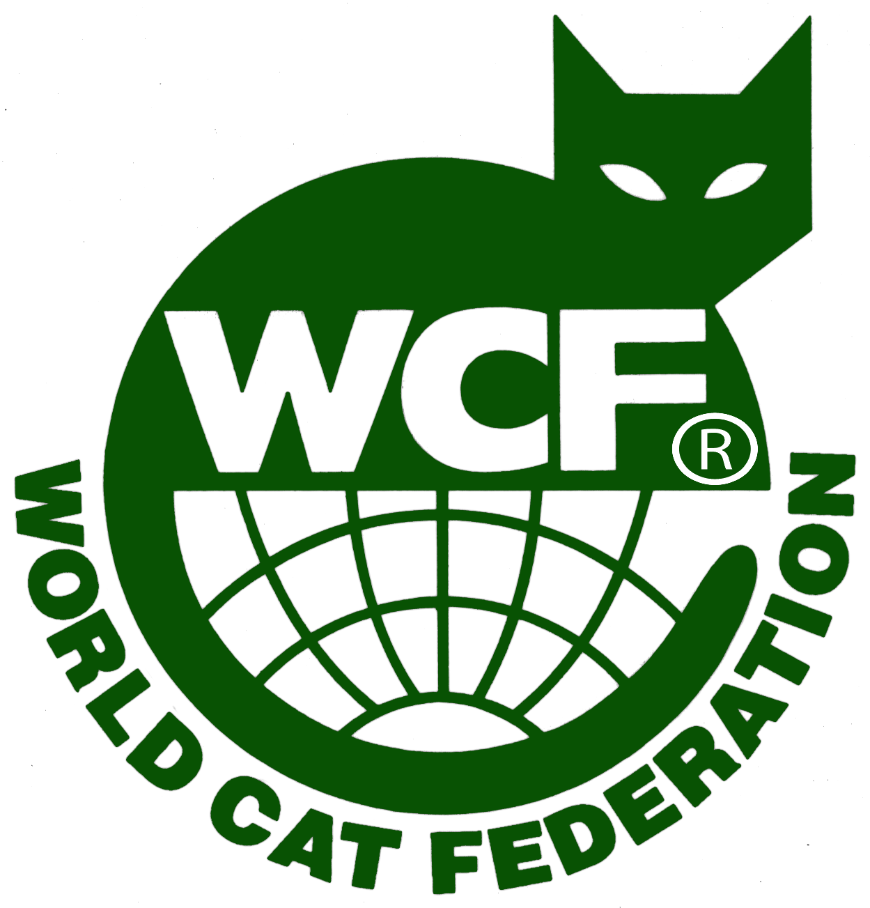 WCF логотип. WCF(Международная Федерация кошек логотип. WCF кошки логотип. WCF World Cat Federation.